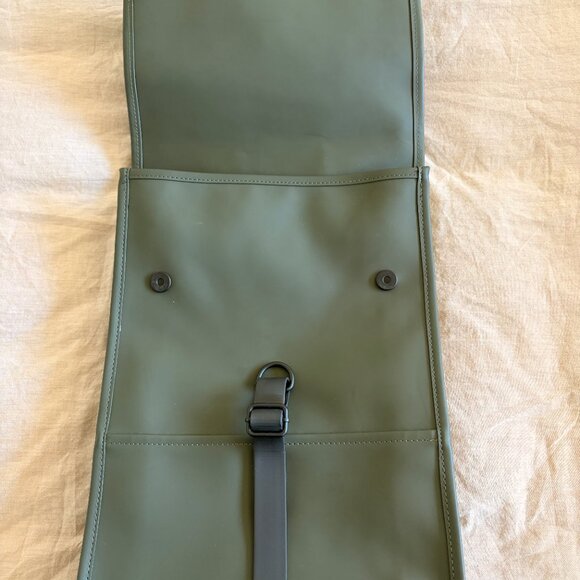 Rains Mini Waterproof Backpack - Green - Picture 7 of 11